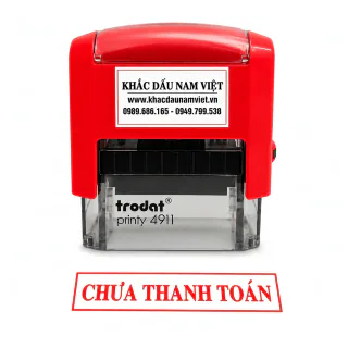 Dấu chưa thanh toán