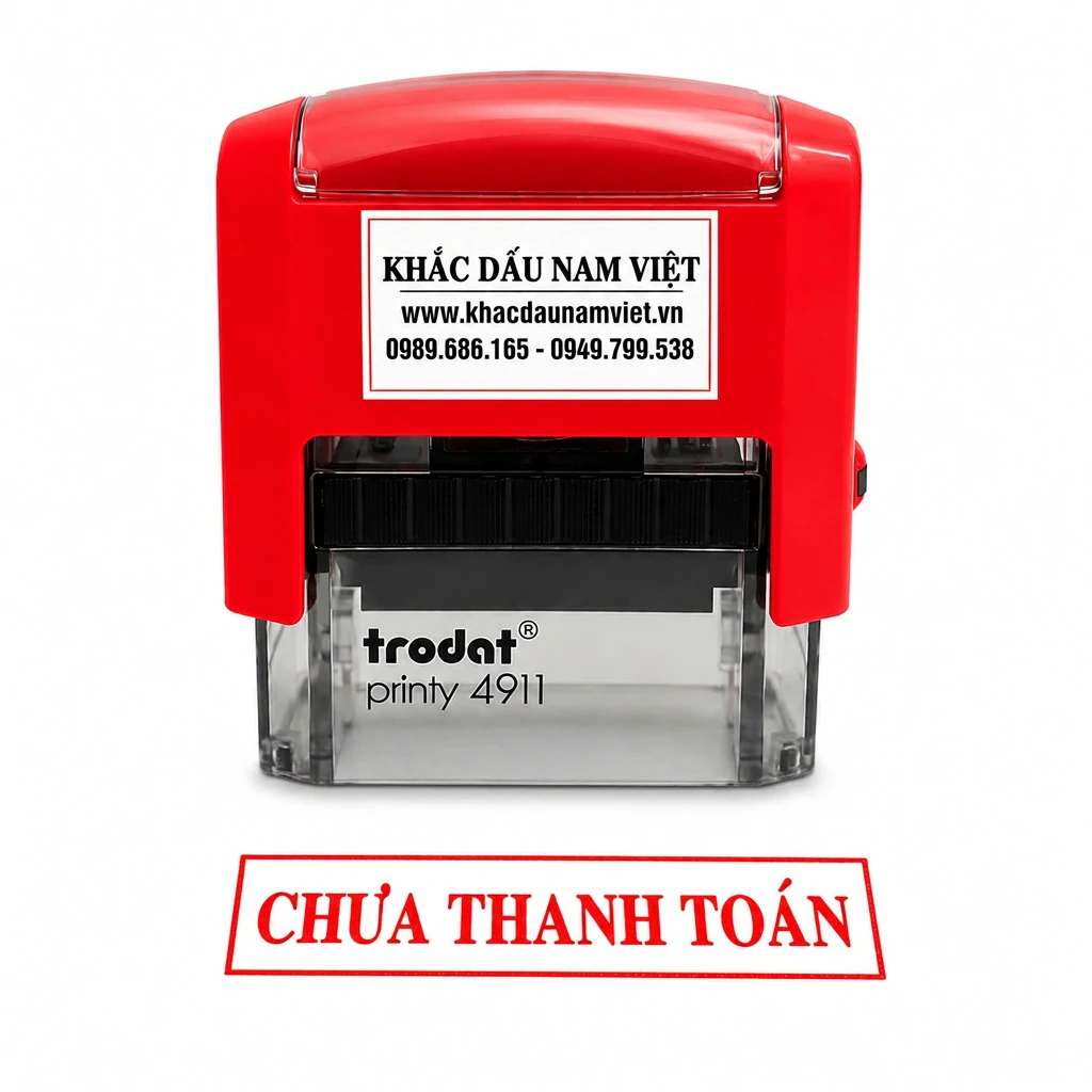 Dấu chưa thanh toán