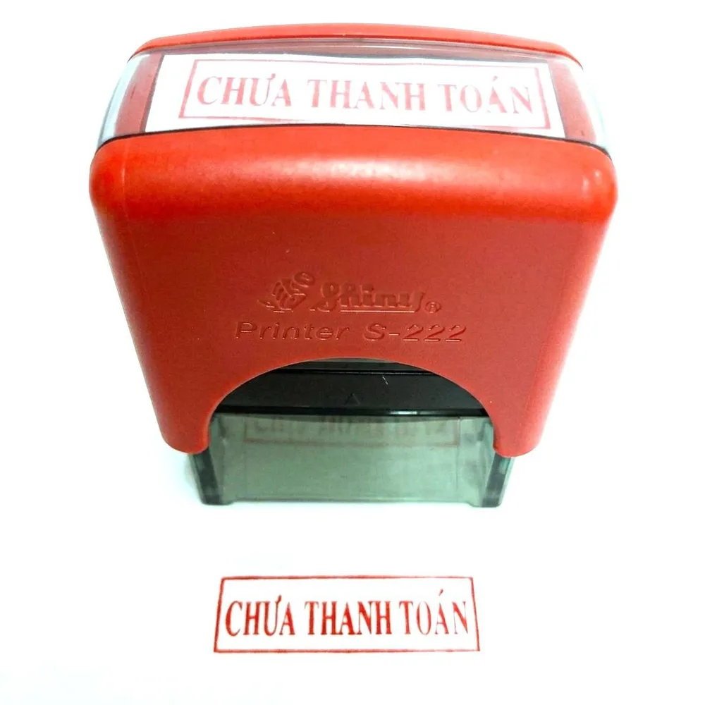 Dấu chưa thanh toán — ảnh sản phẩm